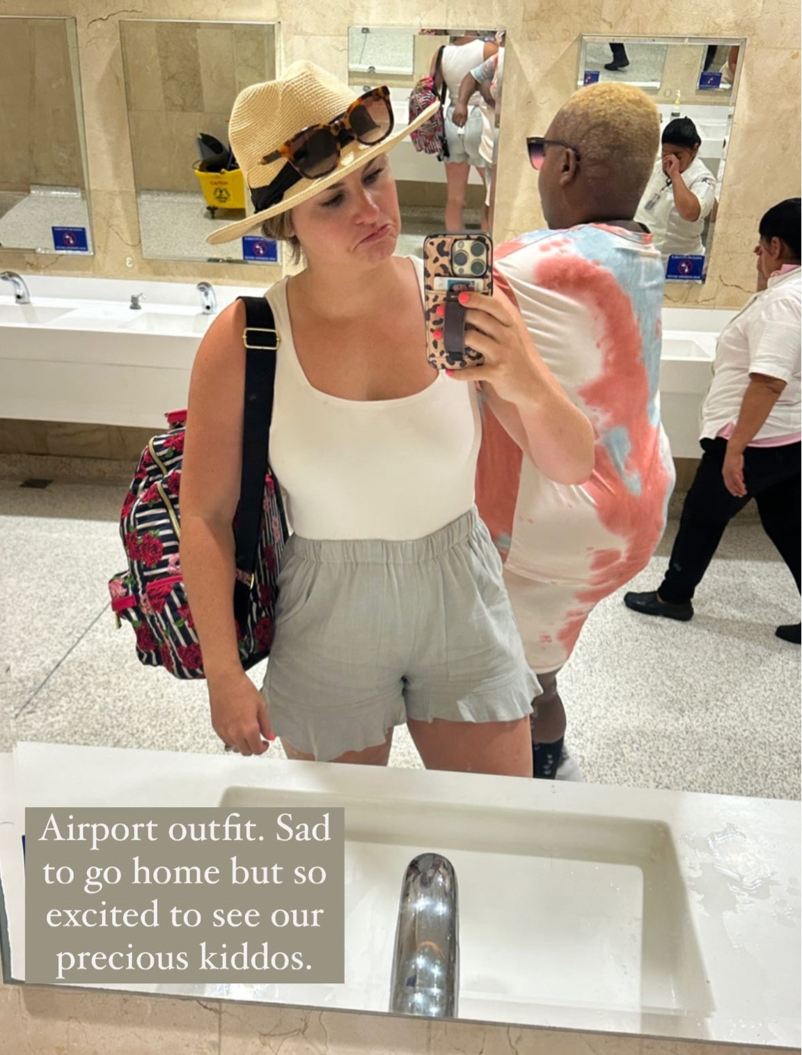 Travel outfit! White square neck bodysuit & high waisted ruffle shorts with pockets. 

Vacation look. Travel look. Airport outfit. Resort wear. 

#LTKFind #LTKSeasonal #LTKtravel