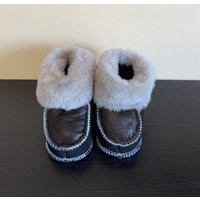 Sheepskin Baby Slippers, Infant Winter Boots, Leather Moccasins, Shoes | Etsy (US)