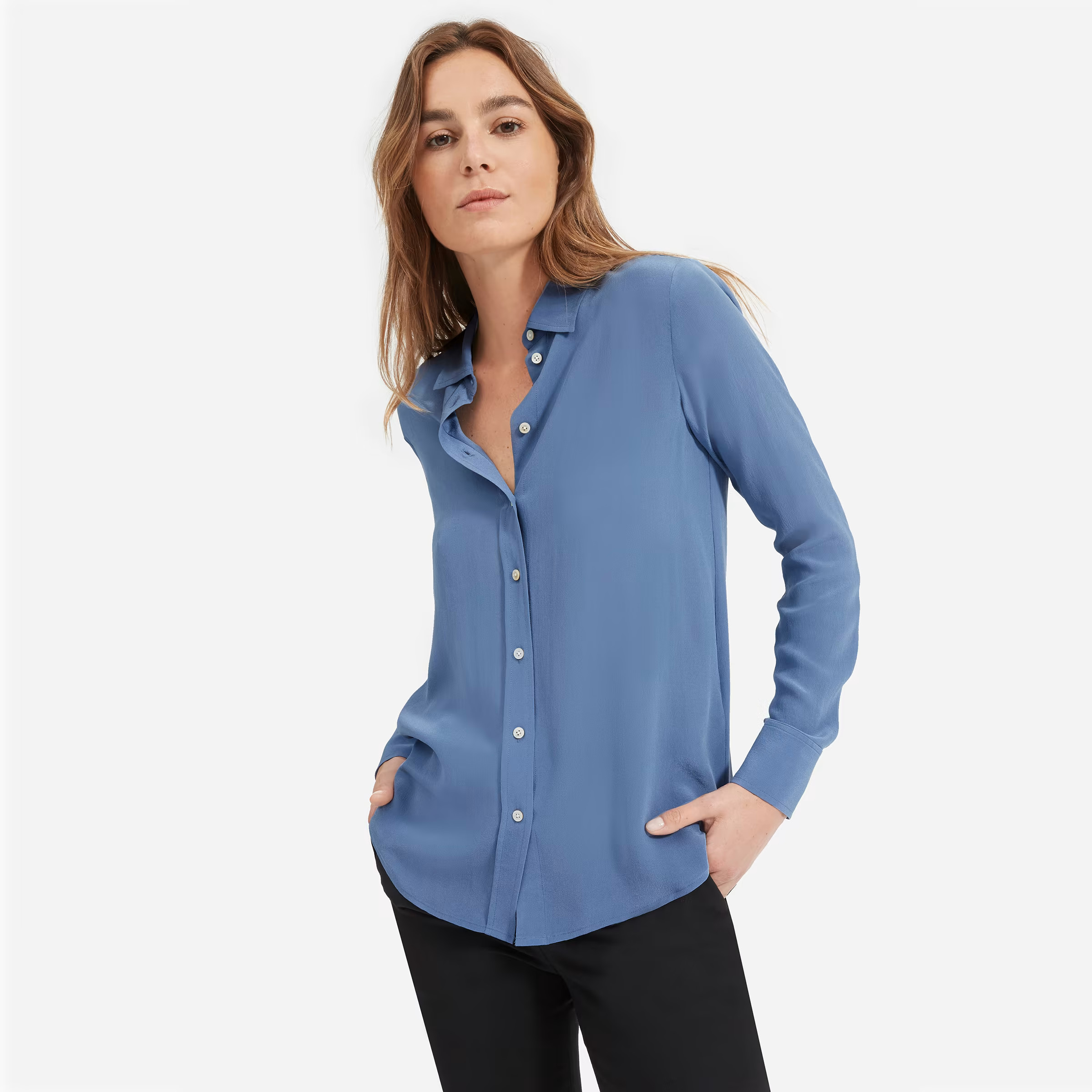 The Clean Silk Relaxed Shirt | Everlane