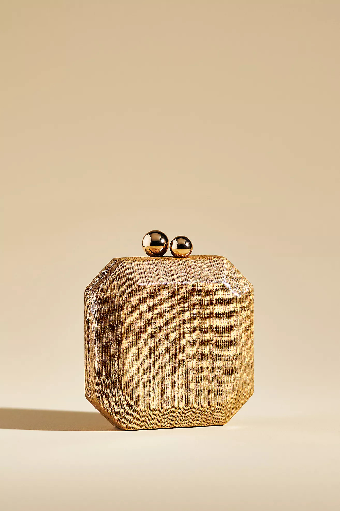 Mini Metallic Hard Case Clutch | Anthropologie (US)