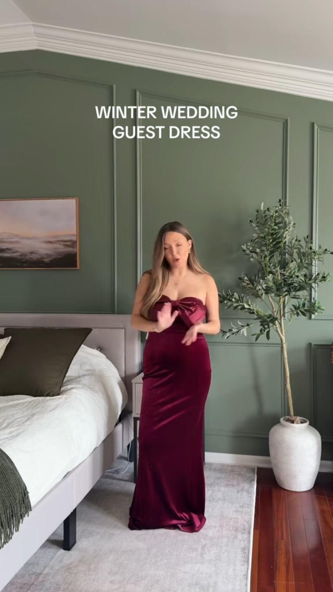 Feel so good in this at two months postpartum and actually excited to dress up for NYE  wedding! Wearing size medium and fits great! 

NYE dress, New Year’s Eve  dress, winter wedding guest dress, New Year’s Eve wedding guest look, velvet dress, black tie wedding guest dress 

#LTKFindsUnder100 #LTKmomlife #LTKHoliday