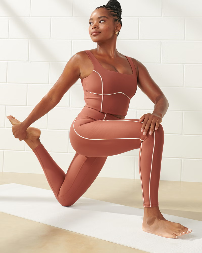 YPB Curve Love Squareneck Slim Tank | Abercrombie & Fitch (US)