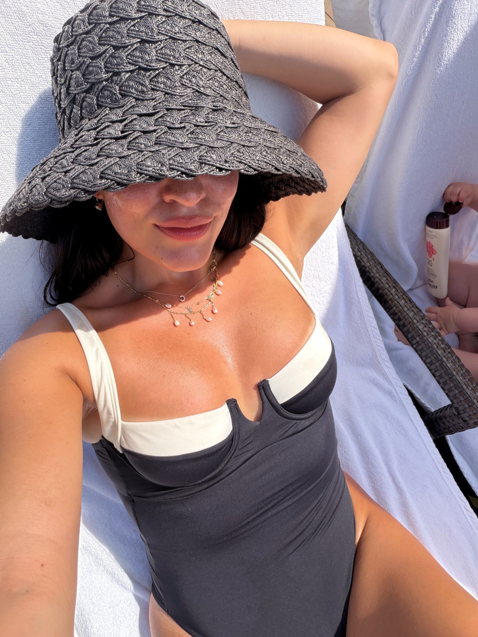 Swimsuit + hat

#LTKTravel #LTKSwim