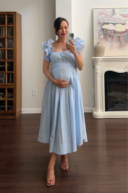 Summer dress under $100 - perfect as a baby shower dress/bump-friendly maternity/wedding guest dress! 

Petal and Pup dress — Wearing small , nice and stretchy (25 weeks) 

#LTKSeasonal #LTKWedding #LTKFindsUnder100