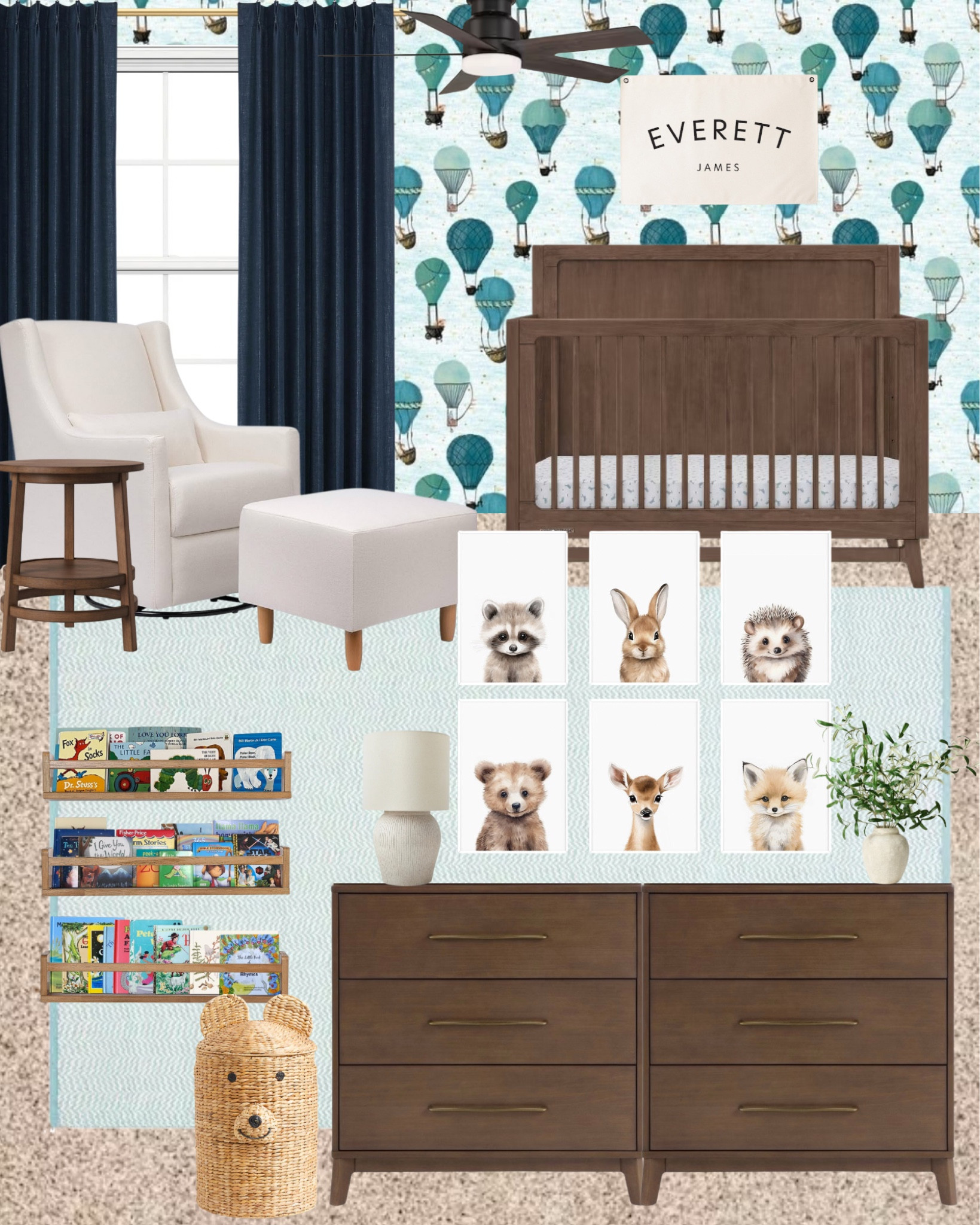 Baby boy nursery, nursery ideas, baby nursery, crib, furniture, nursery ideas, animal nursery 

#LTKFamily #LTKHome #LTKBaby