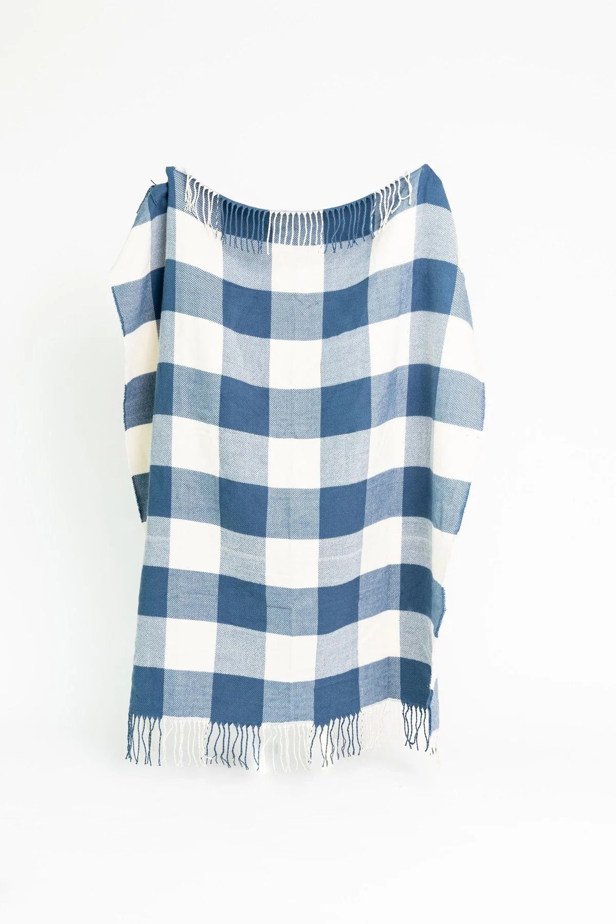 Woven Throw - Blue Gingham | Rachel Parcell