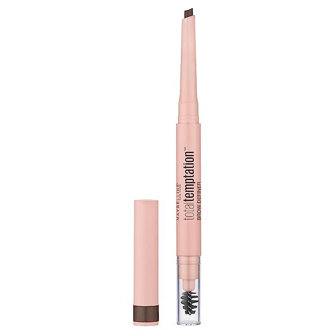 Maybelline Total Temptation Eyebrow Definer Pencil, Medium Brown, 1 Count | Amazon (US)