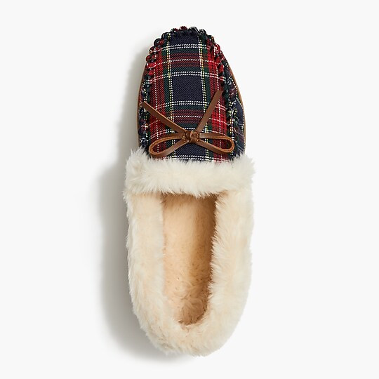 Tartan slippers | J.Crew Factory