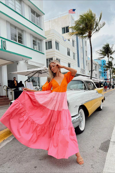 Sunset Skies Dress | Vestique