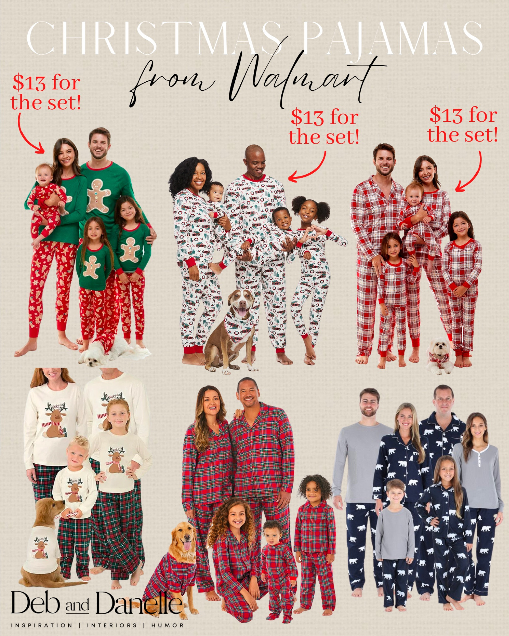Matching Christmas Pajamas for the whole family! 🎄 Most of these sets are only $13.99 so RUN! They are SO soft.

#WalmartFashion @Walmartfashion #WalmartPartner @WalmartPartner 

Walmart Christmas Pajamas, matching family pajamas, Christmas pajamas, family Christmas pajamas, pajamas, holiday pajamas, Christmas pjs, family pjs, holiday pjs, Black Friday sale, early Black Friday sales, Walmart sale, Black Friday at Walmart, Walmart Black Friday sales, Deb and Danelle 

#LTKsalealert #LTKHoliday #LTKfamily