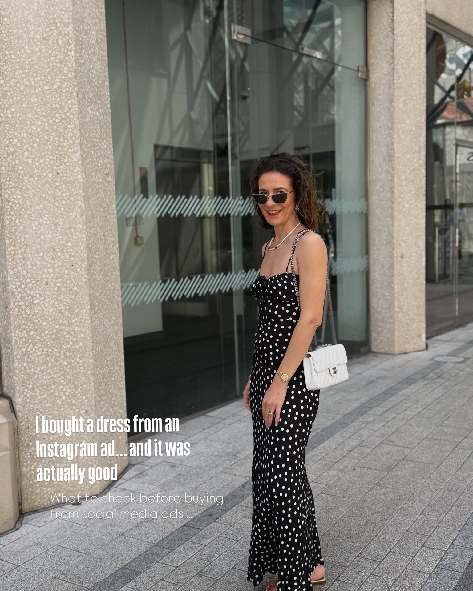 I’m normally incredibly sceptical of anything sold to me through Instagram ads but this dress genuinely surprised me 👀🤍
So here are the little checks I do now before buying anything online because we’ve ALL been humbled before.

#fashiontips #onlineshopping #dressfind #styleinspo #shoppingtips #fashioncreator #ukstyle #summerstyle #timelessfashion #outfitinspo #dressinspo

#LTKsummer #LTKdresses #LTKstyletip