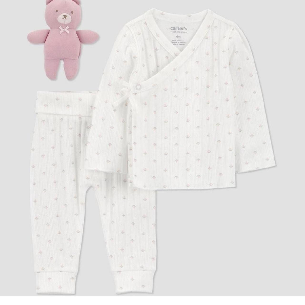 Carter's Just One You® Baby Girls' 2Pc Geo
Top and Pants Set with Toy - Ivory 3M DOES NOT come w... | Depop US