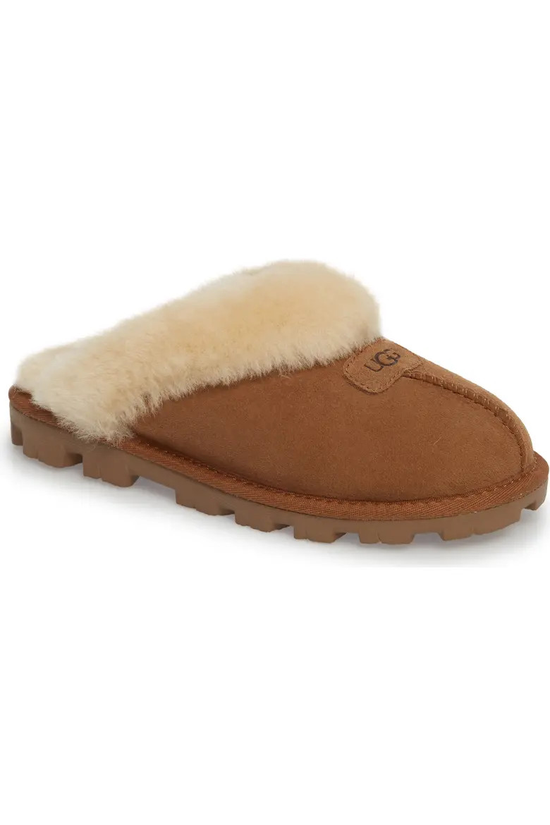 UGG(r) Shearling Lined Slipper in Grey at Nordstrom, Size 7 | Nordstrom