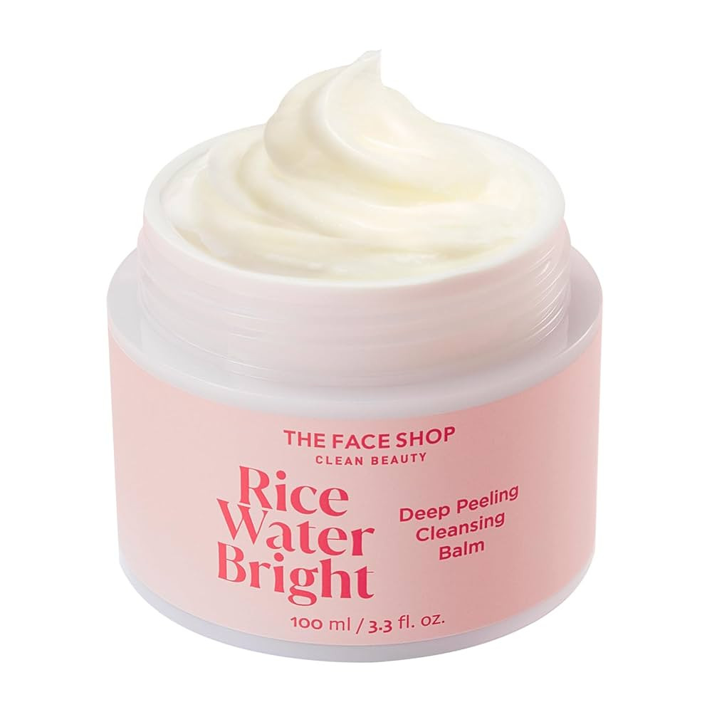 The Face Shop Rice Water Bright Cleansing Balm, Removes Makeup & SPF, 4-in-1 Makeup Remover, for ... | Amazon (US)