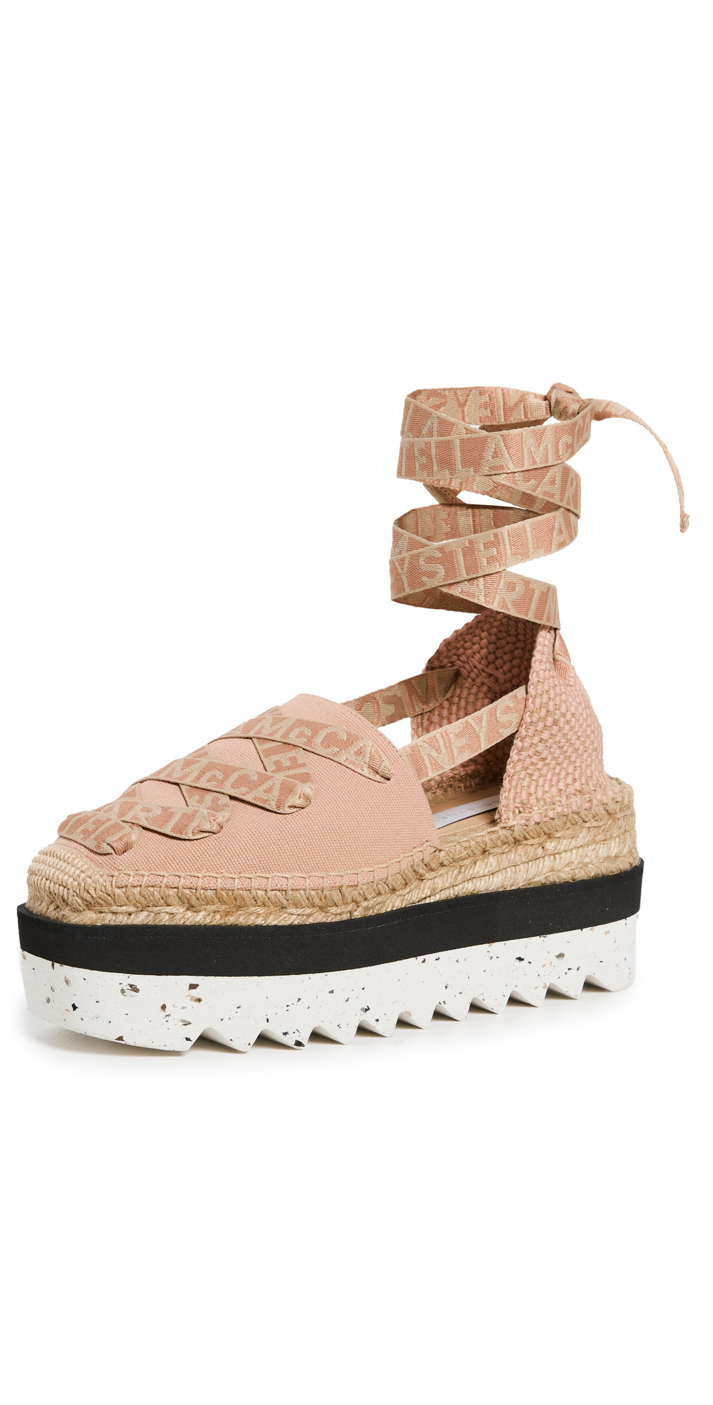 Stella McCartney Gaia Canvas Platform Espadrilles | Shopbop