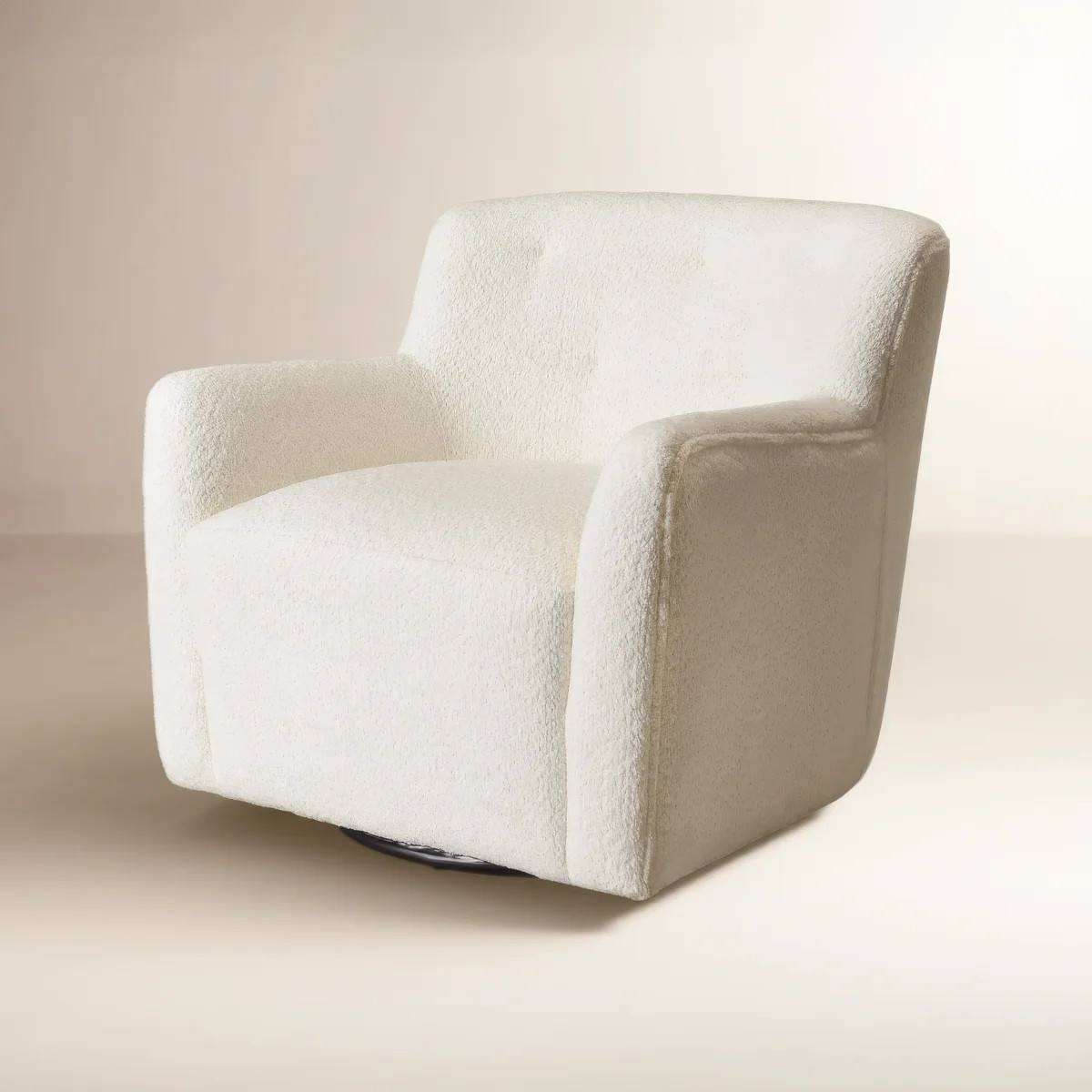 Fae Chenille Upholstered Swivel Armchair | Wayfair North America