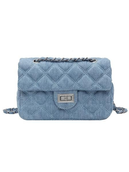 'Teresa' Denim Shoulder Bag (2 Colors) | Goodnight Macaroon