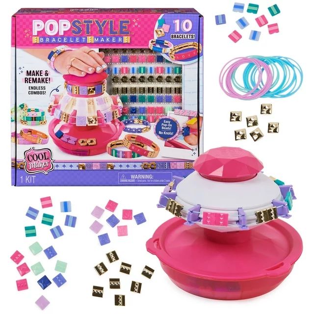 Cool Maker PopStyle Bracelet Maker with 170 Beads and Storage | Walmart (US)