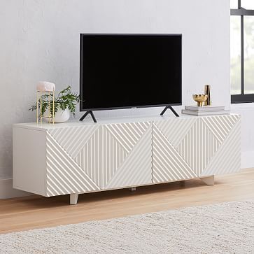 Rosanna Ceravolo Media Console (68&quot;) - White | West Elm (US)