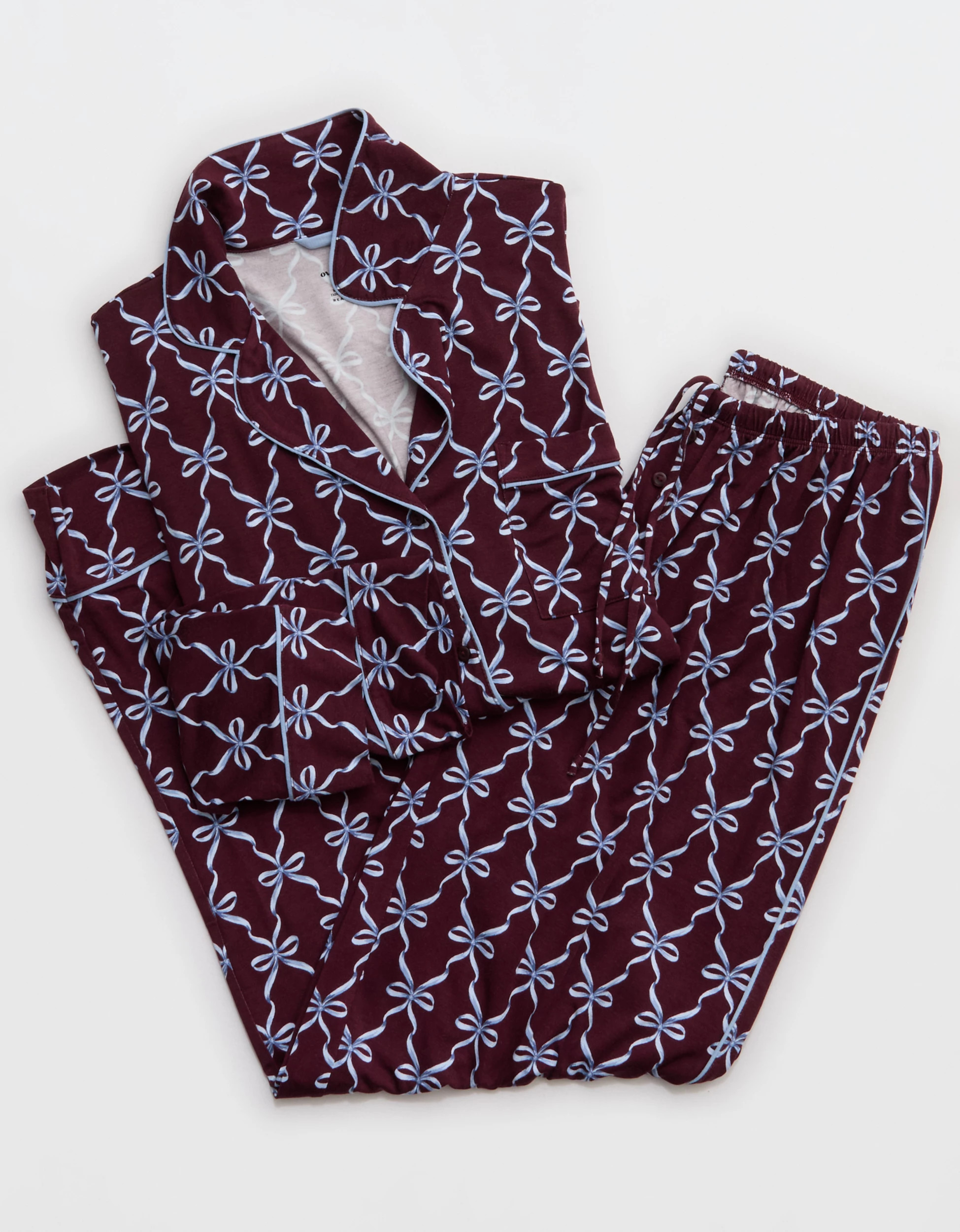 OVERSLEPT by Aerie Real Soft\u00ae Piping PJ Pant | Aerie