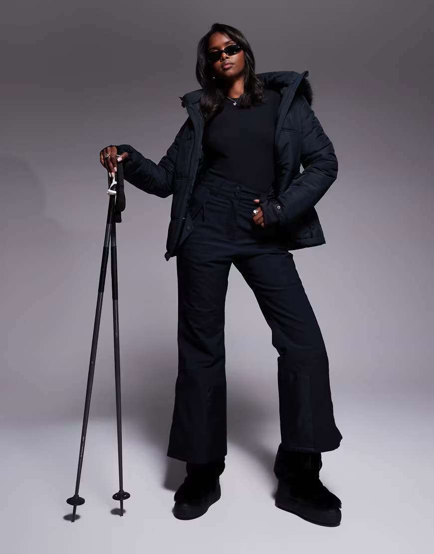 ASOS 4505 – Ski – Wasserabweisende Skihose in Schwarz mit geradem Schnitt | ASOS (Global)