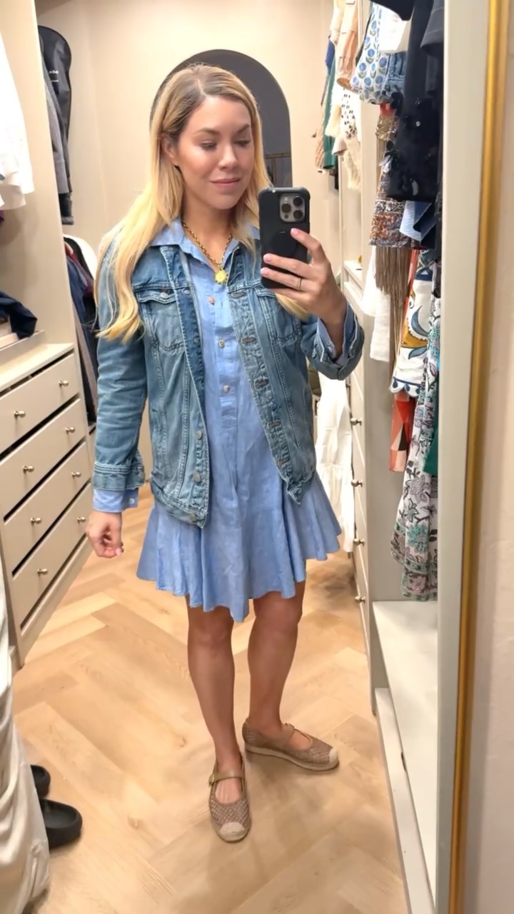 Denim Jacket
Blue Dress
Spring Outfit

#LTKdayinmylife #LTKSeasonal