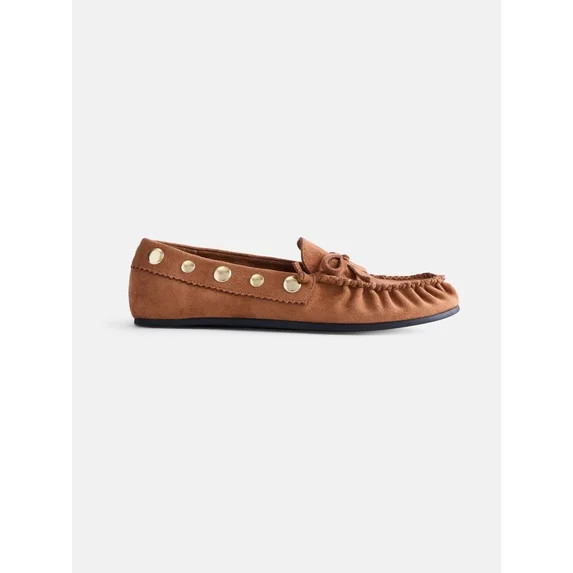 Scenario Women's Studded Moccasin Flats | Walmart (US)