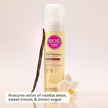 eos Shea Better Shave Cream- Vanilla Bliss, Shea Butter, Aloe Vera, Moisturizing, Shaving Cream f... | Amazon (US)
