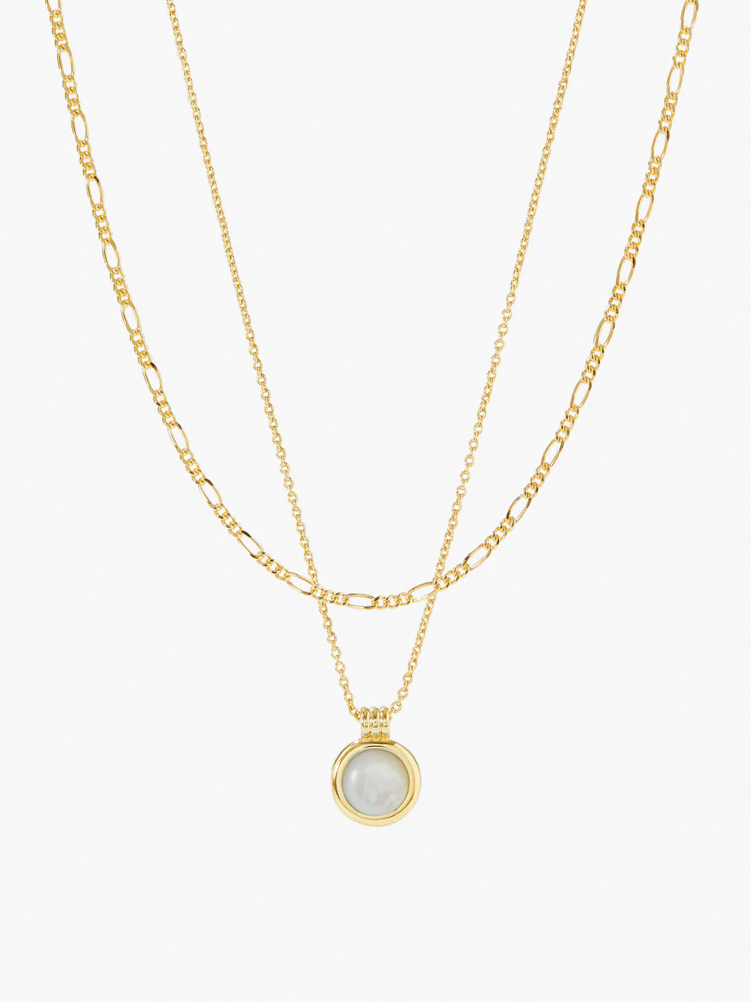 Layered Necklace - Aria Mother of Pearl | Ana Luisa