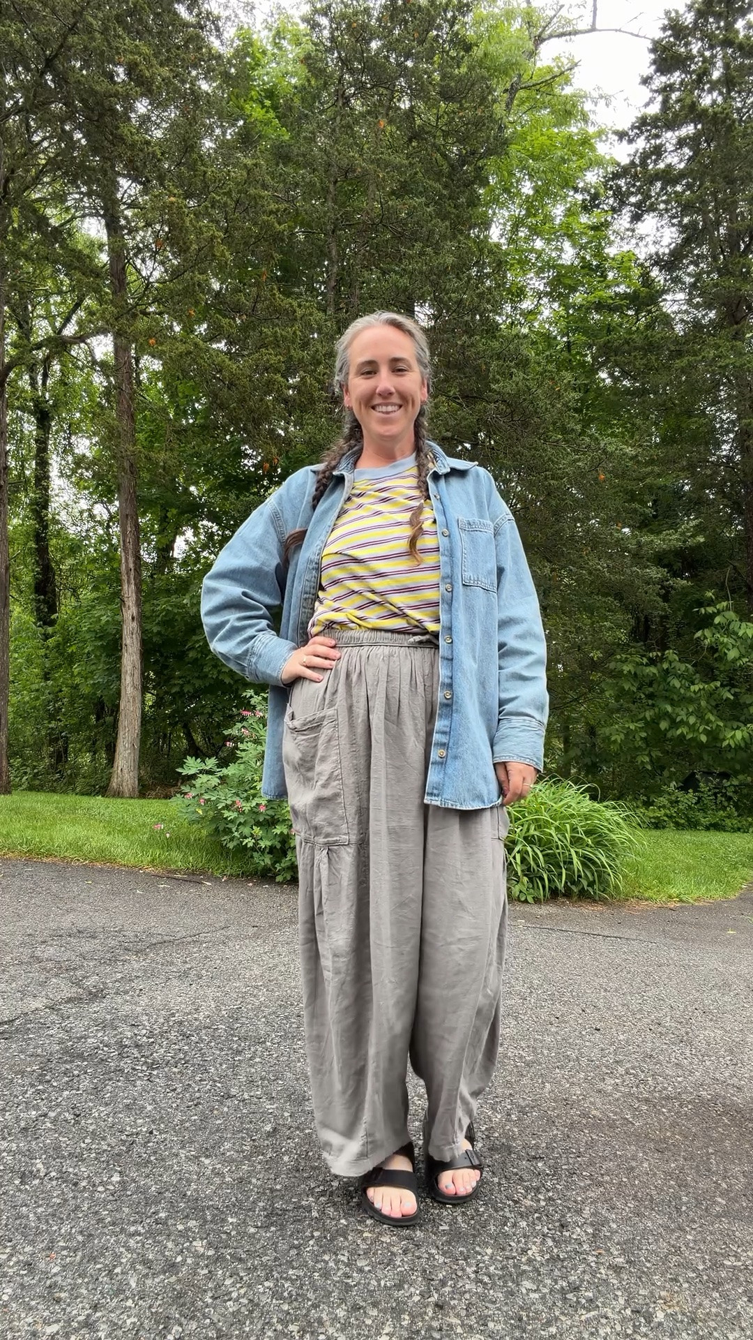 cozy outfit for a chilly Memorial Day Weekend with friends

#LTKootd
