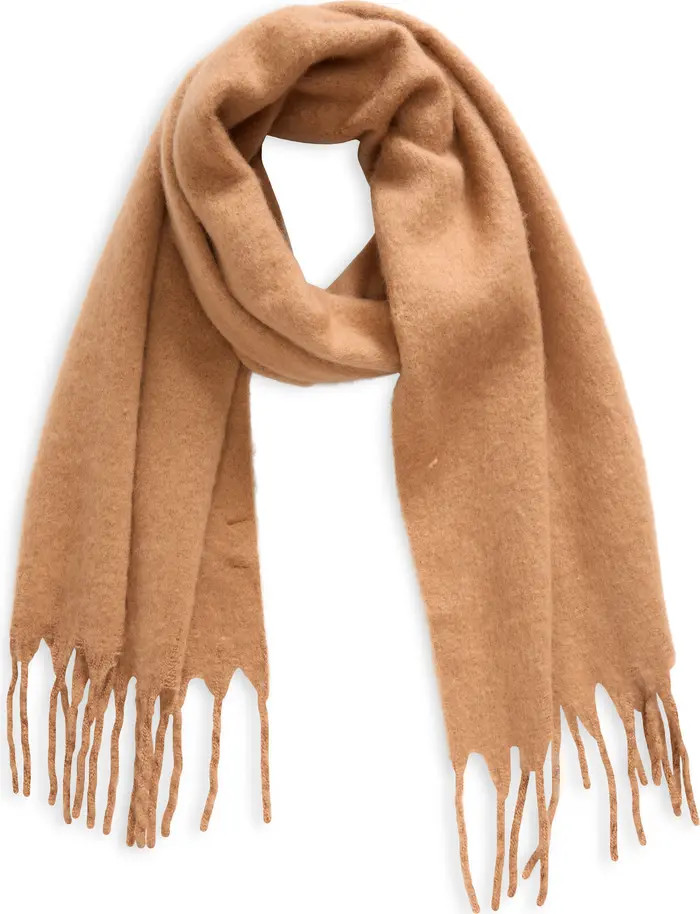 Brushed Fringed Scarf | Nordstrom Rack