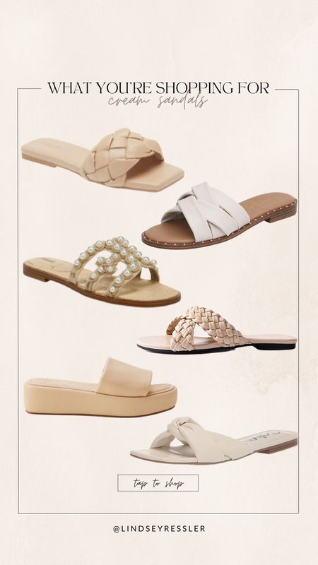 What You’re Shopping For: Cream Sandals 

Flat sandals, amazon fashion, neutral sandals, neutral fashion, summer sandals 

#LTKstyletip #LTKshoecrush #LTKunder50