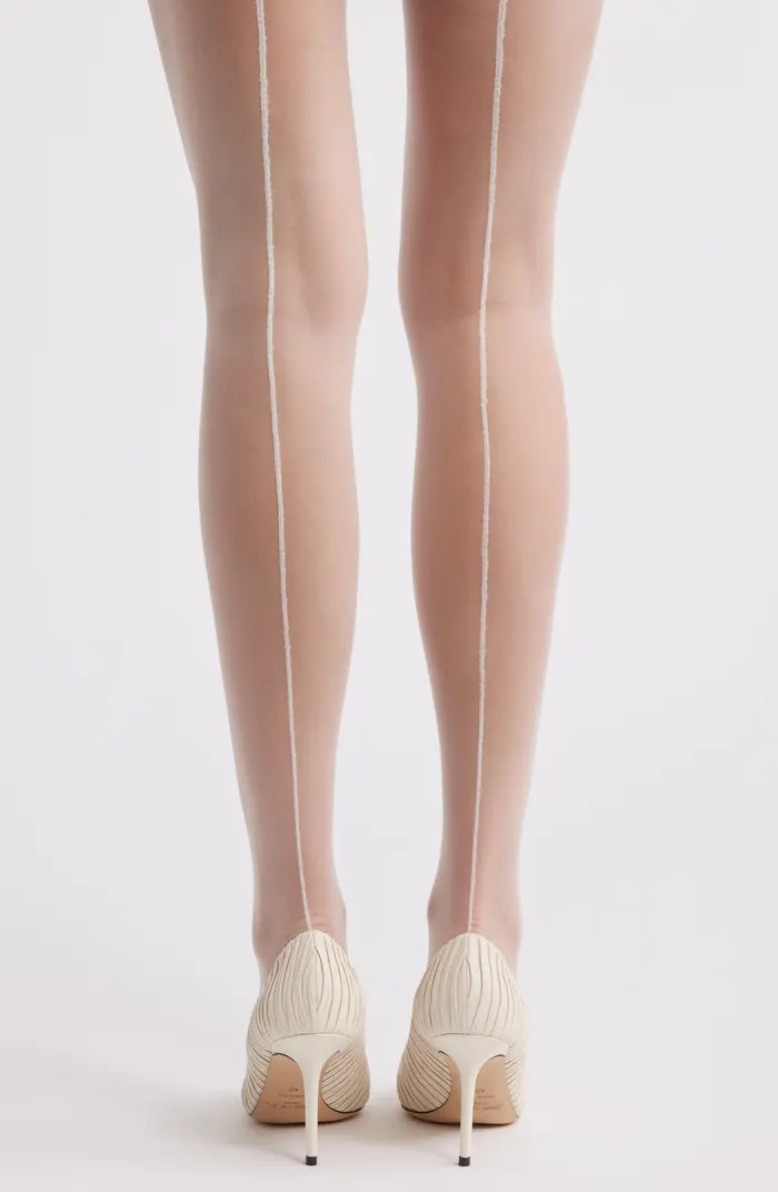 Sheer Back Seam Tights | Nordstrom