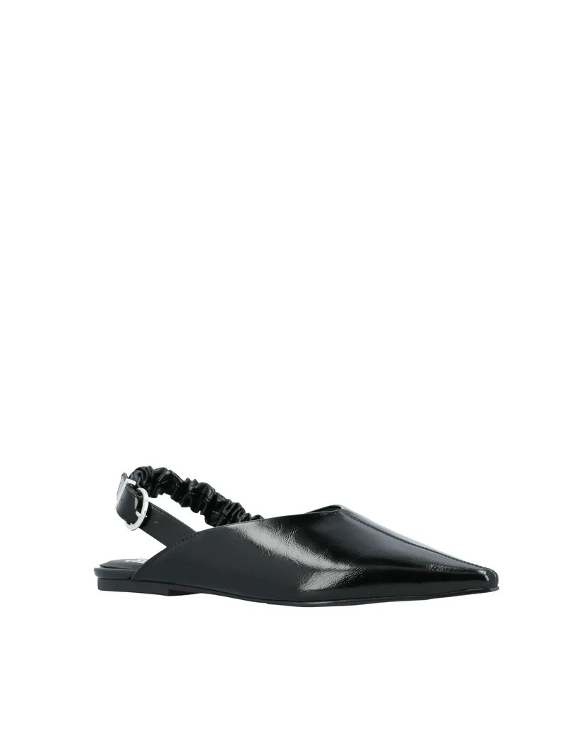 Madden NYC Women's Pointed Toe Slingback Flats | Walmart (US)