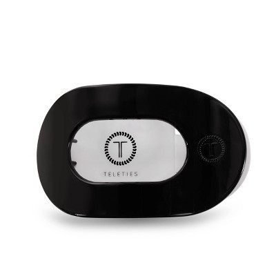 TELETIES Large Flat Round Hair Clip - Jet Black | Target