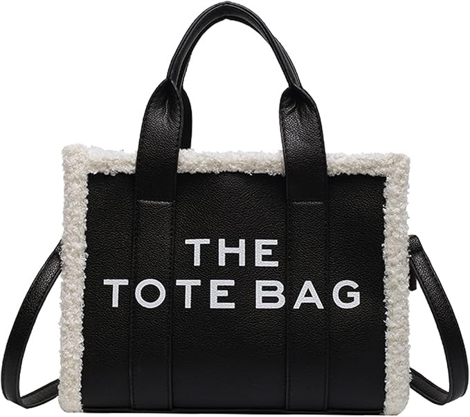 GOVNIK The Tote Bag for Women, Leather Tote Bag with Zipper Sturdy Cute Handbag Tote Purse Crossb... | Amazon (US)