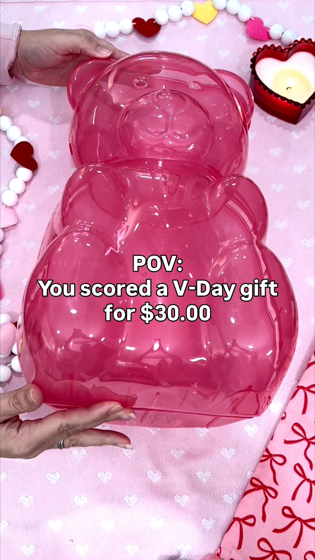 Cute affordable Valentine’s Day gift. The bear is the best part! Add lights and this works the cutest valentines gift

#LTKSeasonal #LTKFindsUnder50 #LTKHome