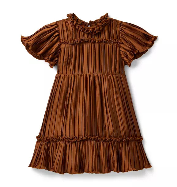 Satin Pleated Dress | Janie and Jack