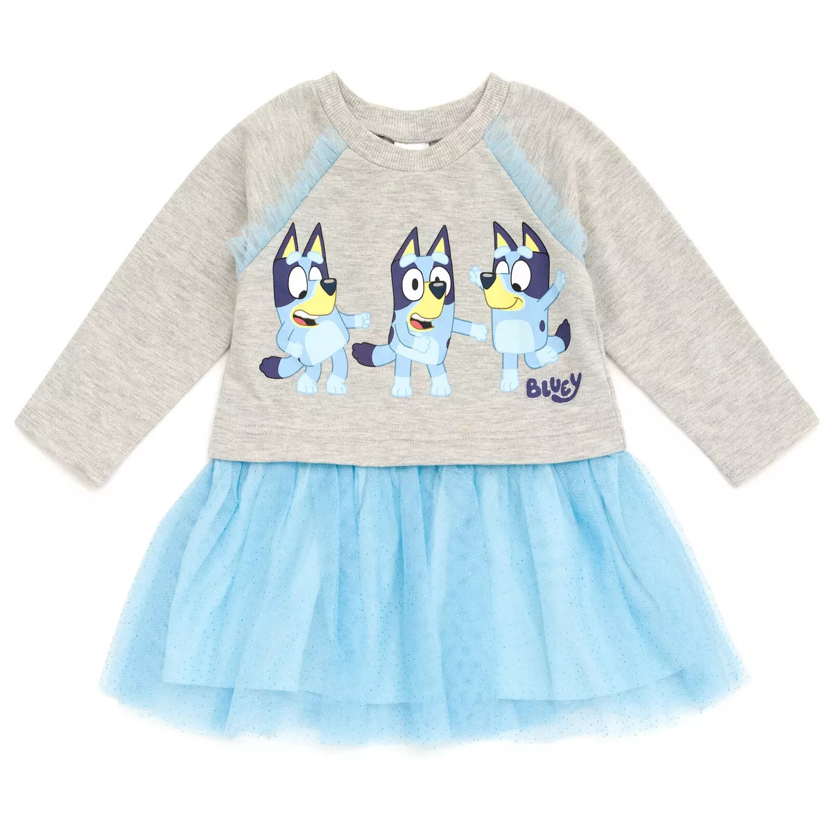 Bluey Girls French Terry Dress Little Kid to Big | Target