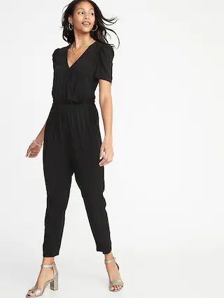 Waist-Defined Jumpsuit for Women | Old Navy US