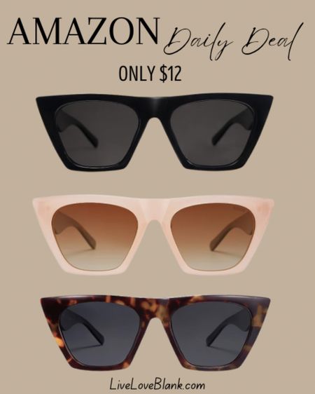Amazon deals
Sunglasses only $12
@liveloveblank
#ltkfind

#LTKsalealert #LTKstyletip #LTKfindsunder50