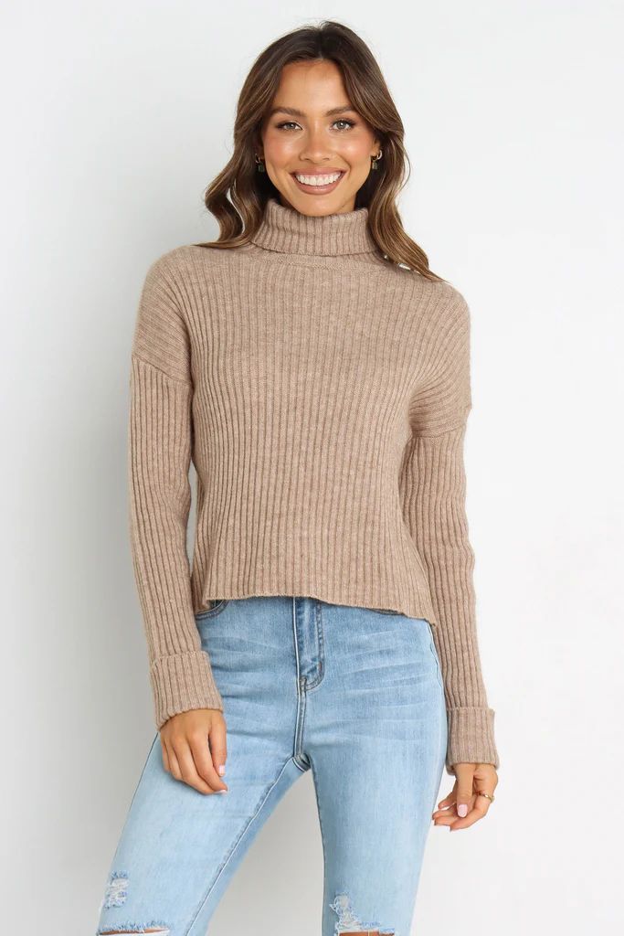 Bracciano Knit Sweater - Mocha | Petal & Pup (US)