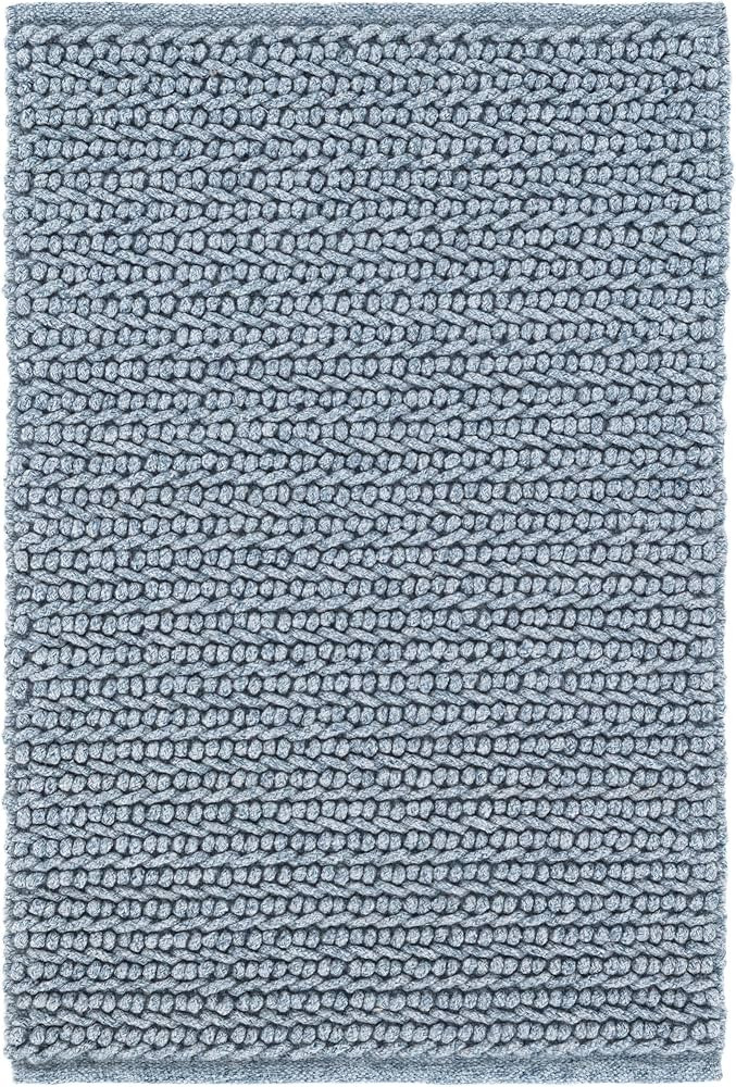 Dash & Albert Veranda Denim Handwoven Performance Rug, 7.5 X 9.5 Feet, Blue Solid Pattern | Amazon (US)