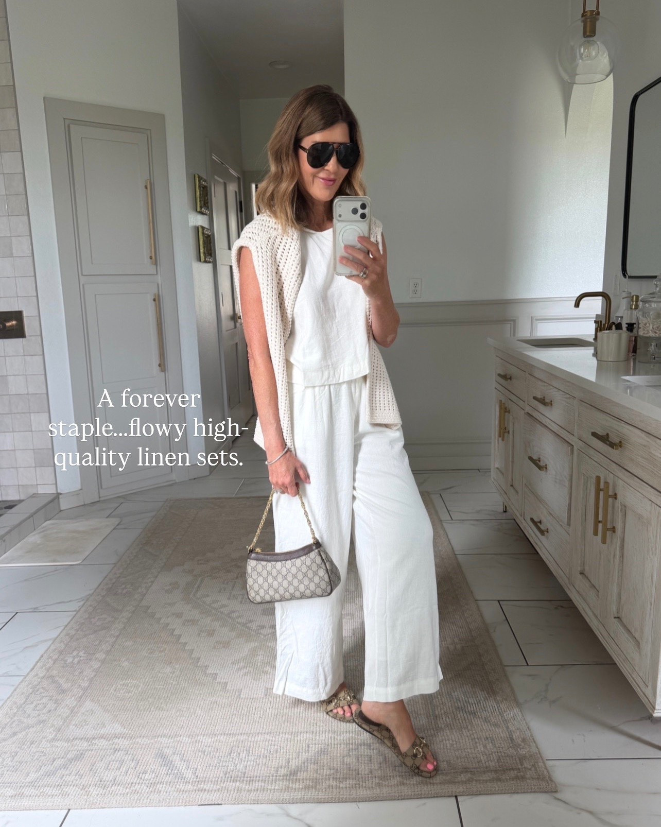 Small top and small pant breezy linen

#LTKOver40