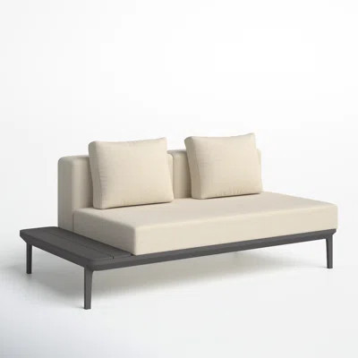 Filmore 68.7" Wide Outdoor Loveseat with Cushions | Wayfair North America