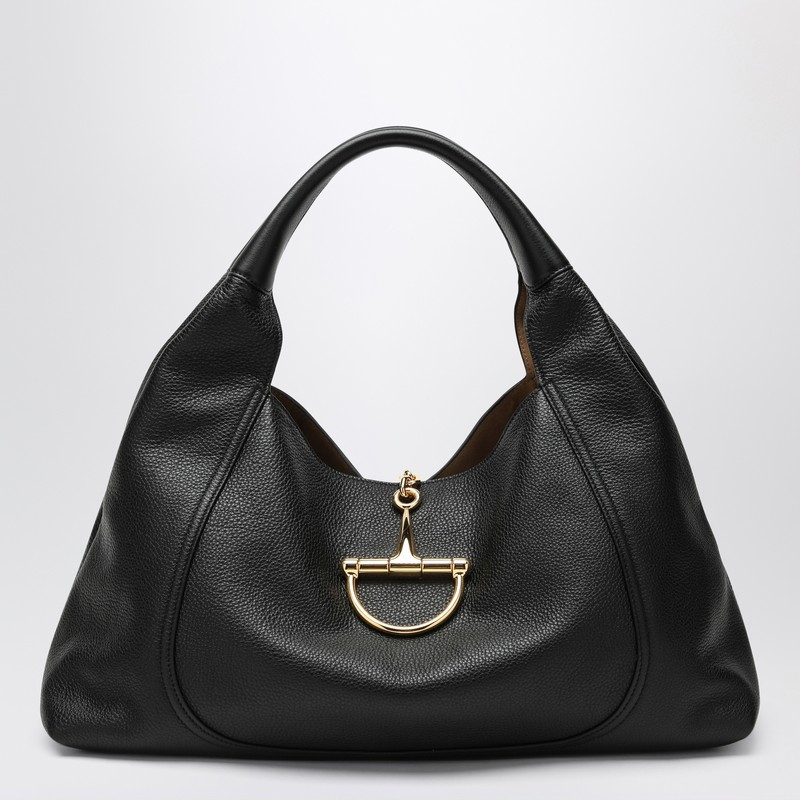 Maxi size bag Gucci Softbit black | The Double F