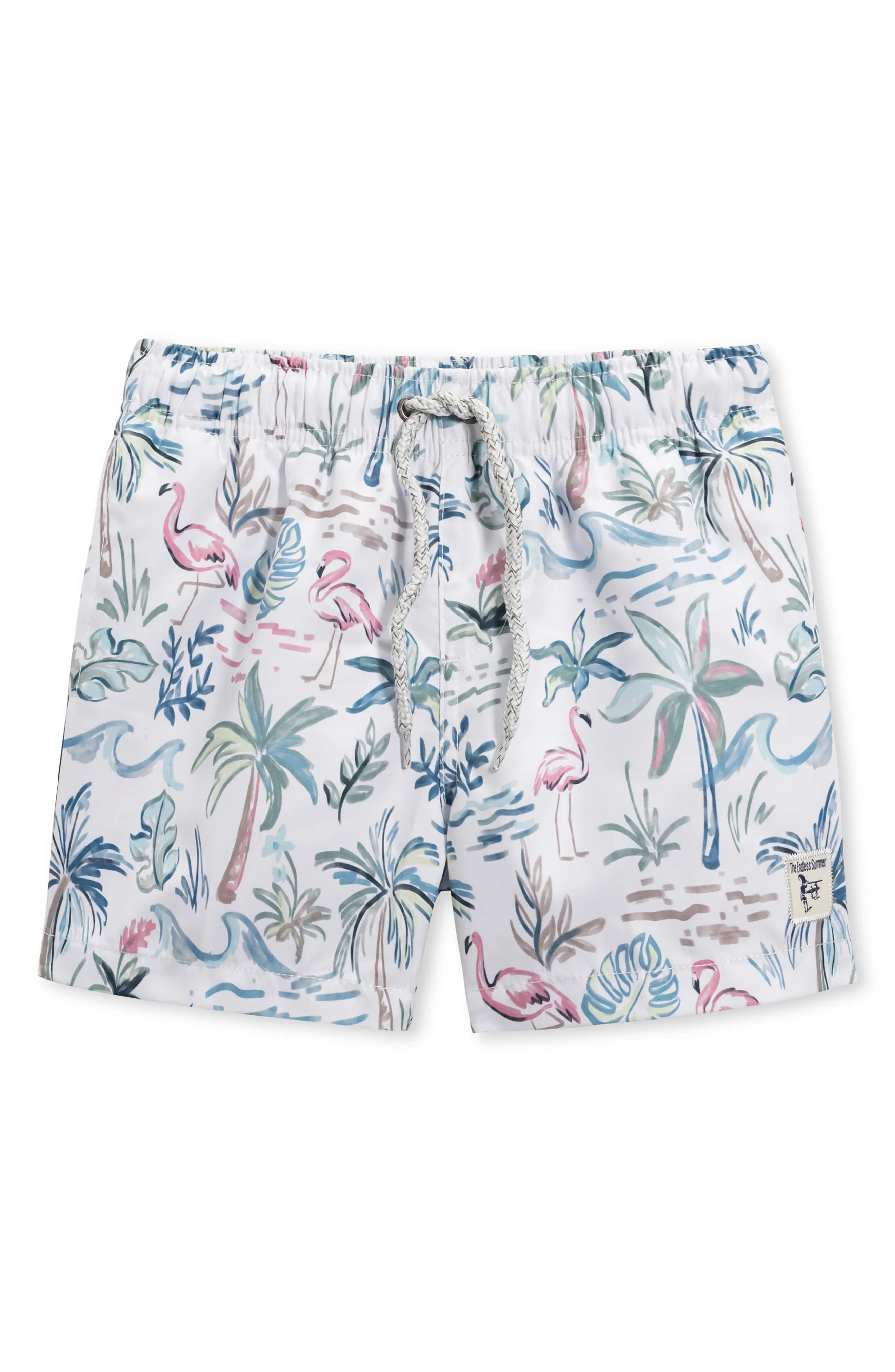Kids' Flamingo Print Swim Trunks (Men) | Nordstromrack | Nordstrom Rack