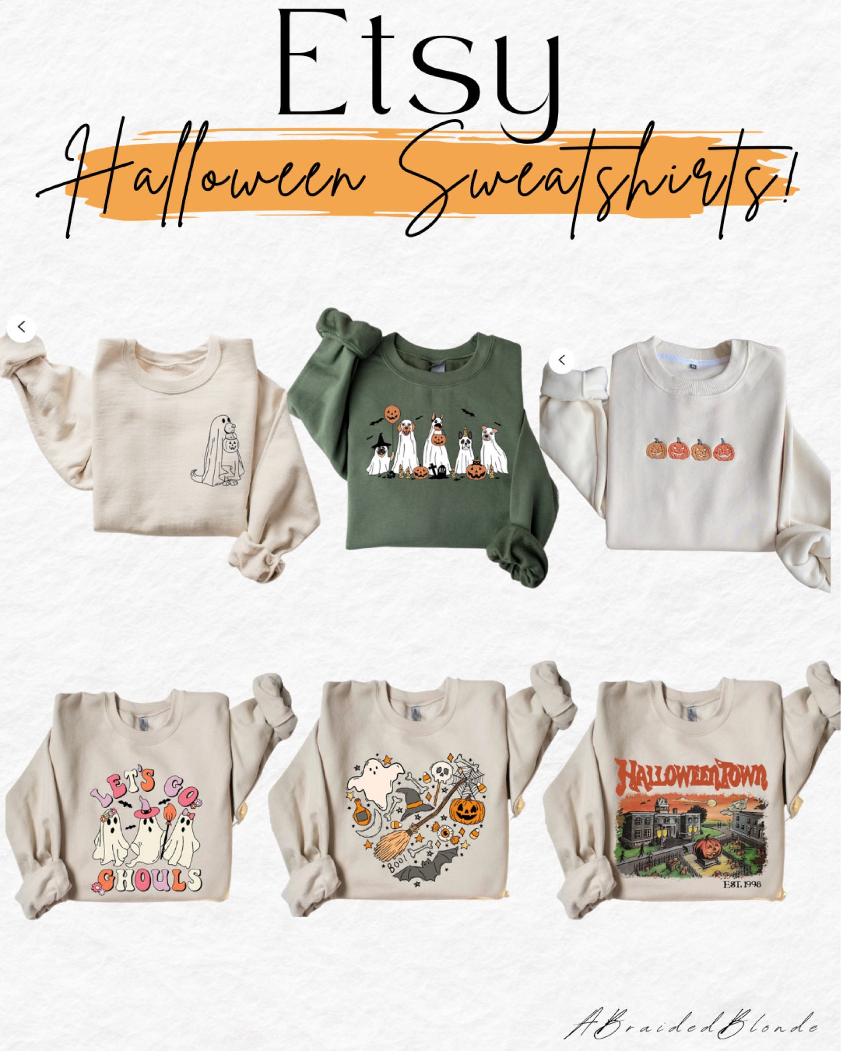 Halloween. Halloween Sweatshirt. Halloween Outfit. Halloween Outdoor Outfit. Sweatshirts. Etsy. Etsy Finds. 

#LTKHoliday #LTKSeasonal #LTKstyletip