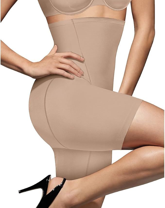 Bali Women’s Shapewear Ultra Firm Control High Waist Thigh Slimmer Cool Comfort Fajas DF8097 | Amazon (US)