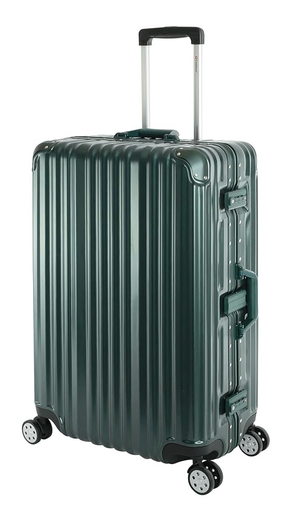 Travelhouse L Koffer 75cm Grün – Aluminiumrahmen, 360° Doppelrollen, TSA Schloss, Hartschale,... | Amazon (DE)